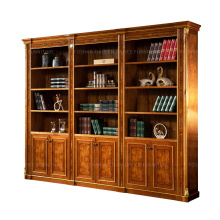 HAOSEN 0828A luxury office high cabinet home wooden bookcase
